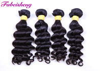 黒く長いブラジルの巻き毛8Aバージンの毛の織り方は重造り 8&quot;である場合もあります- 40&quot;