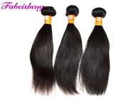 黒いバージンのマレーシアの毛の織り方、絹のまっすぐなマレーシアの毛延長