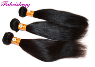 黒いバージンのマレーシアの毛の織り方、絹のまっすぐなマレーシアの毛延長